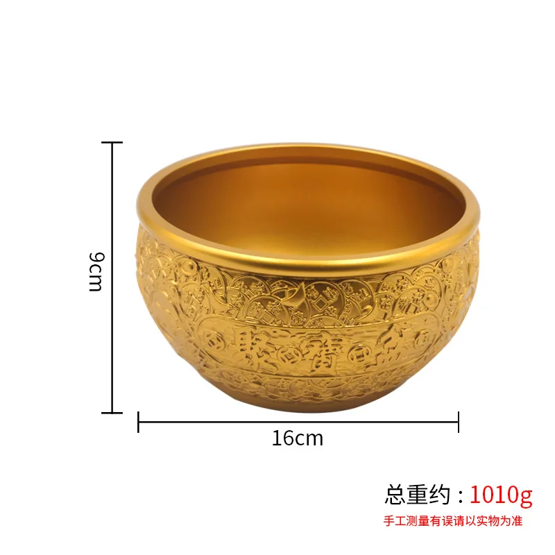 

Brass 12 Zodiacs Treasure Bowl Incense Burner Coin Wealth Attracting Entrance Decoration Home Living Room Five Directions God of