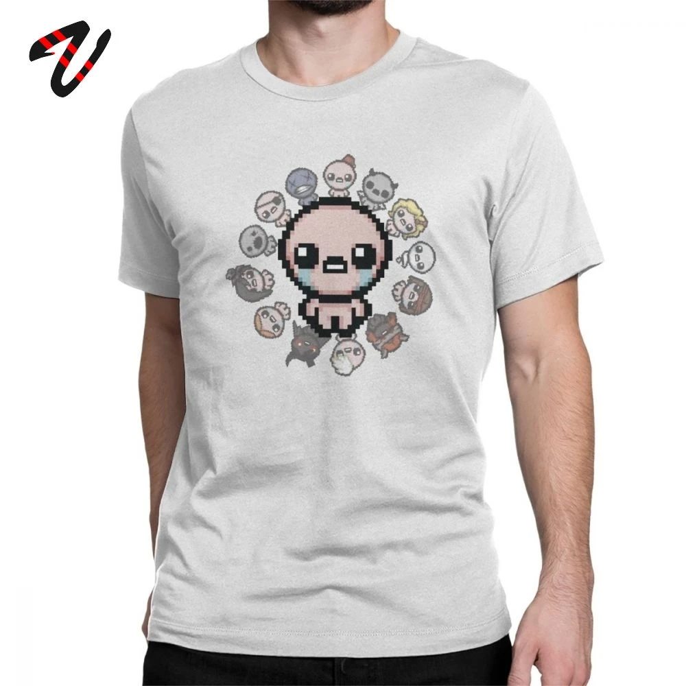 2024 Fashion The Binding Of Isaac Circle Of Characters T-Shirt for Round Collar  T Shirt Tee Shirt Tops Tees