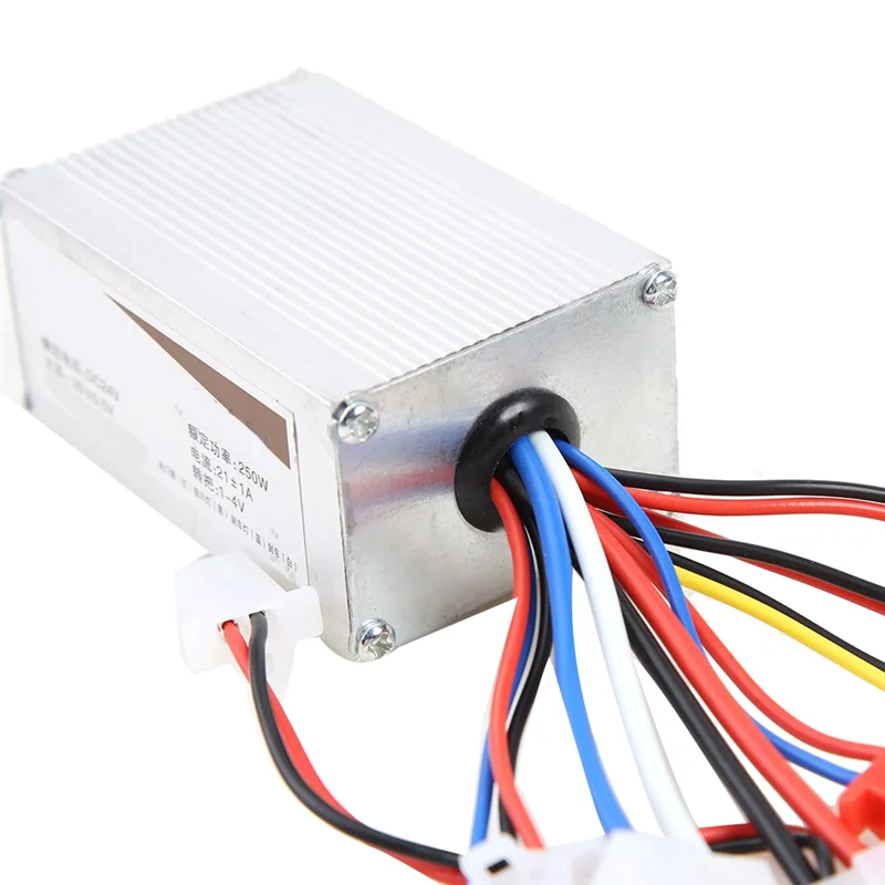 

ABUE-24V 250 Вт матовый контроллер электрический велосипед электронный велосипед скутер щетка регулятор скорости двигатель для электрического скутера