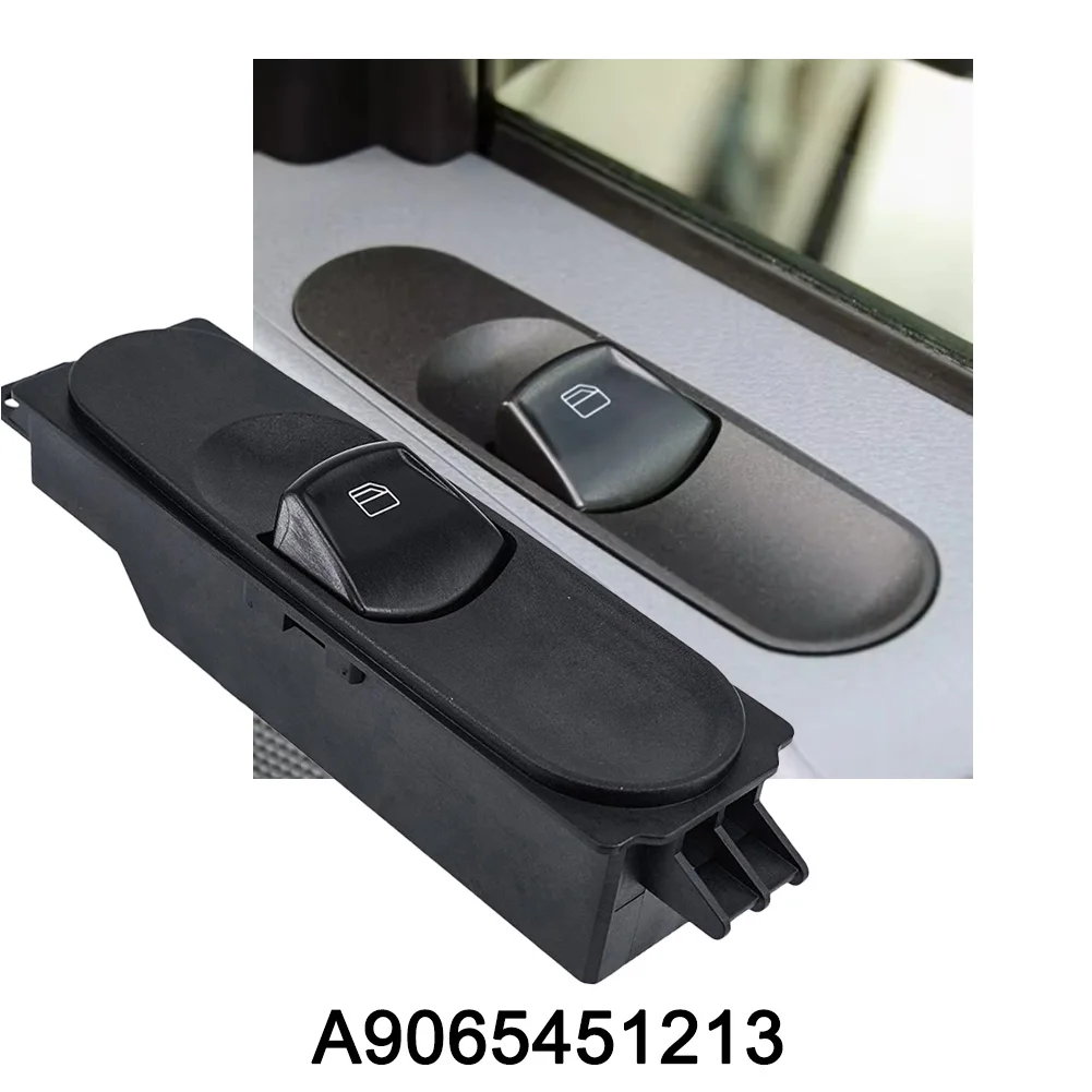 

Window lift switch replacement for Mercedes with ABS electronics black color 12 volt OEM A6395451413 suitable for car
