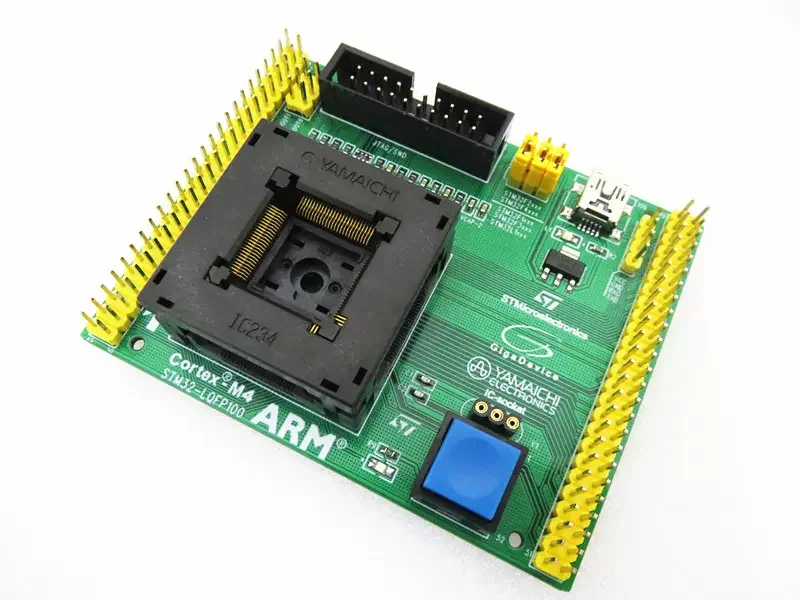 Opentop STM32 испытательный блок сгорающий блок Программируемый Блок STM32F407 GD32F103 STM32 QFP100 cketstest Настольный