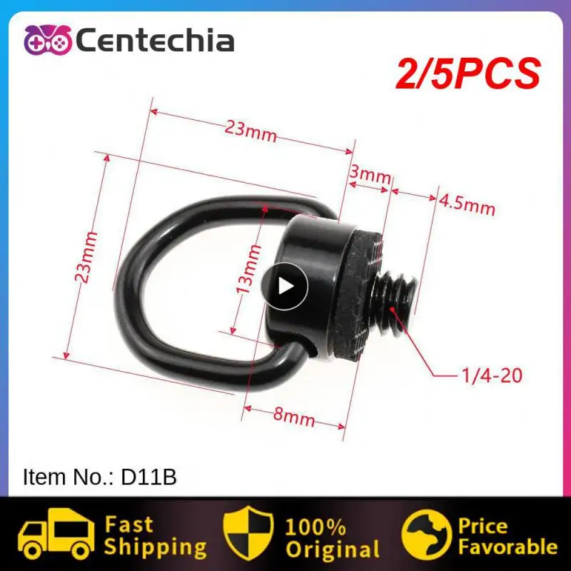 SmallRig DSLR Camera Mount Screw Adapter, D Shaft D-ring, Adaptador, Placa de liberação rápida, 1/4 ", 2 5Pcs, 838
