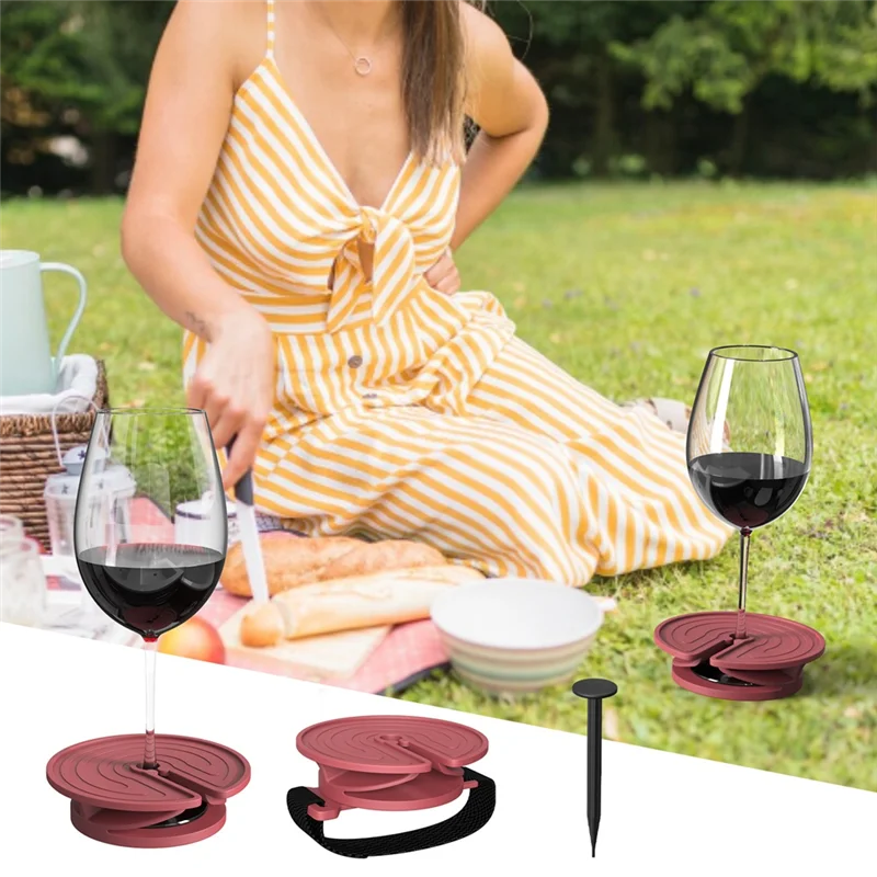 -MEOF Outdoor Wine Cup Suction Cup Holder Marine Fishing Suction Cup Wine Cup Holder Gifts For Wine Lovers Black