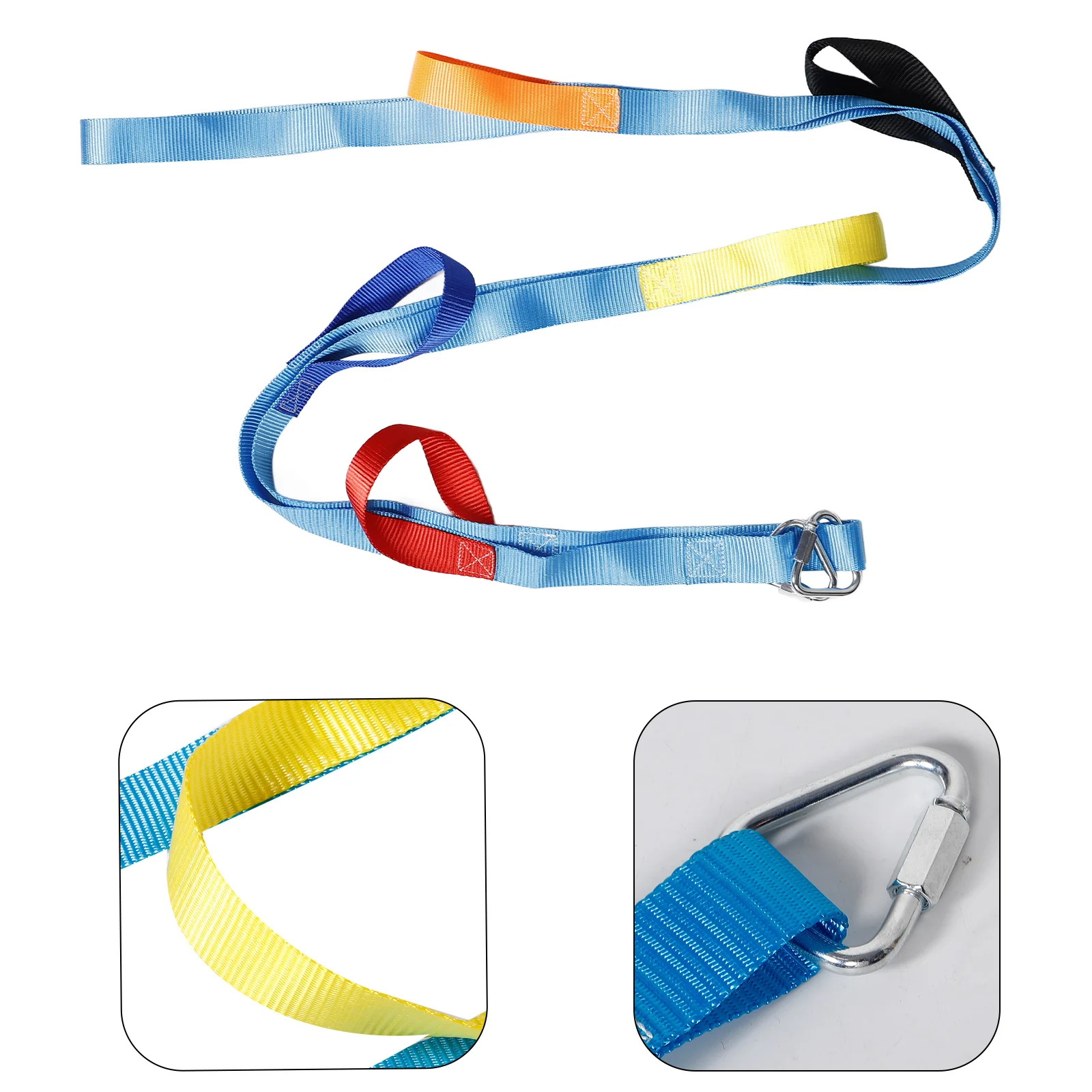 Climbing Rope Ladder For Kids Durable Outdoor Playset Attachment Hanging Rope Climb For Backyard Playground Indoor Camping