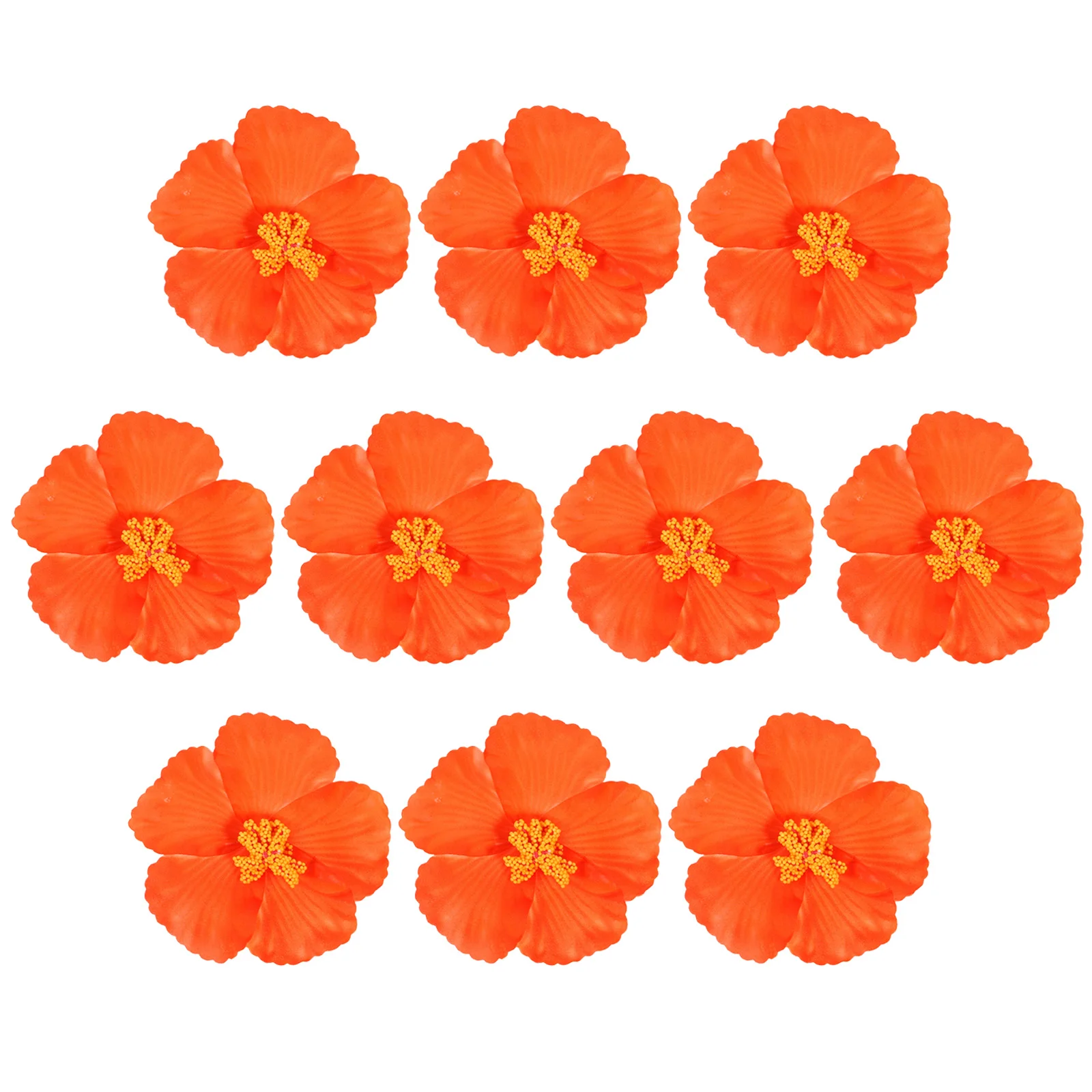 

Hawaiian Hibiscus Flower Artificial Flowers Fake Small Decorative Faux Decoration