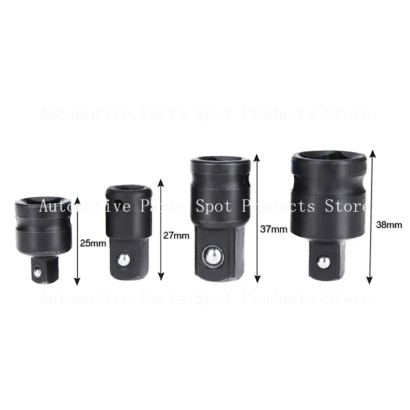 4Pcs 1/4 3/8 1/2 Ratchet Wrench Socket Adapter Spanner Keys Set Converter Drive Reducer Electrophoresis Process Blacken Tools