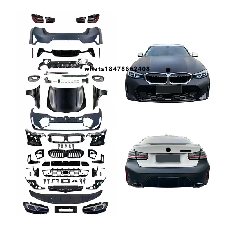

F30-F35 2013-2019 Upgrade 2023 G20 MT New Front Bumper Rear Bumper Headlights Taillights Car Body Kit Suitability