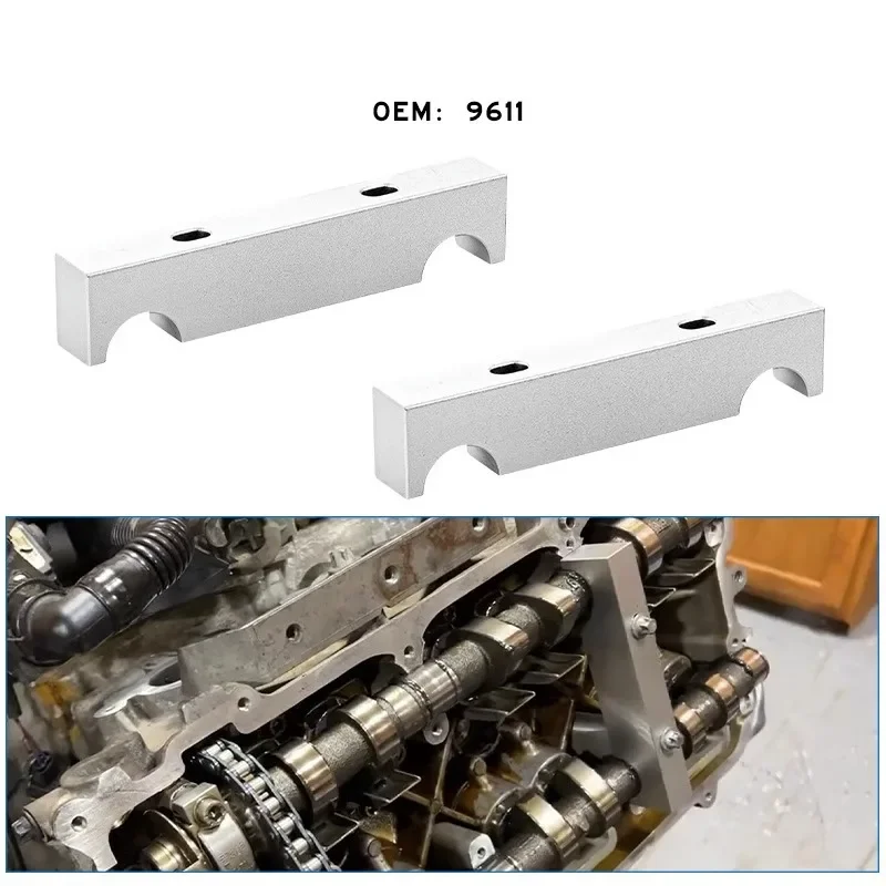 Juego de bloqueo de árbol de levas de coche, Kit de herramientas de sincronización de motor para Porsche 911 (996/997) / Boxster (986/987), 8 piezas