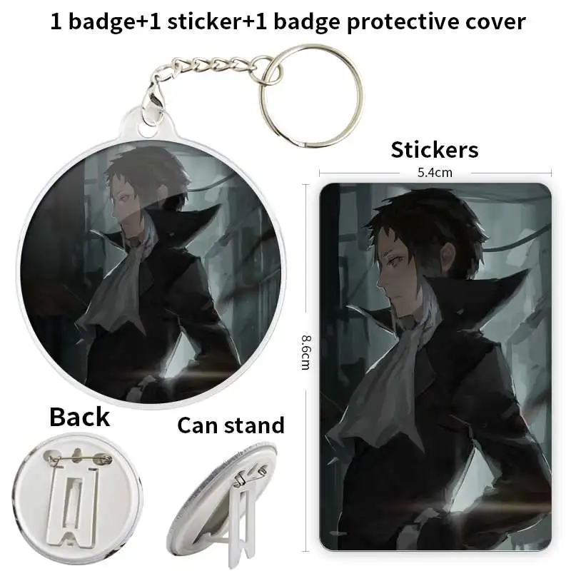 Akutagawa Ryuunosuke Anime Character Game Soft Button Badge Brooch anchor Peripherals Pininsignias personalizables Accessories