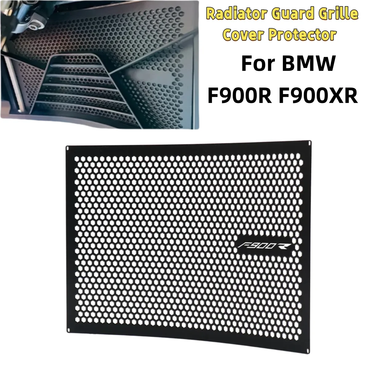 Radiator Guard Grille For BMW F900R F900XR 2020-2023 Protector Protective Grill Motorcycle Radiator Guard Grille Cover