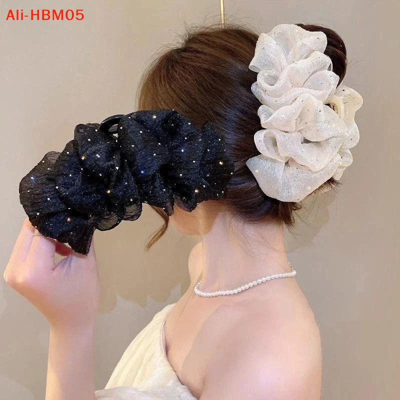 مشبك شعر مزخرف بأحجار الراين ا - مراجعة Hair Clip Claw Large وسعره
