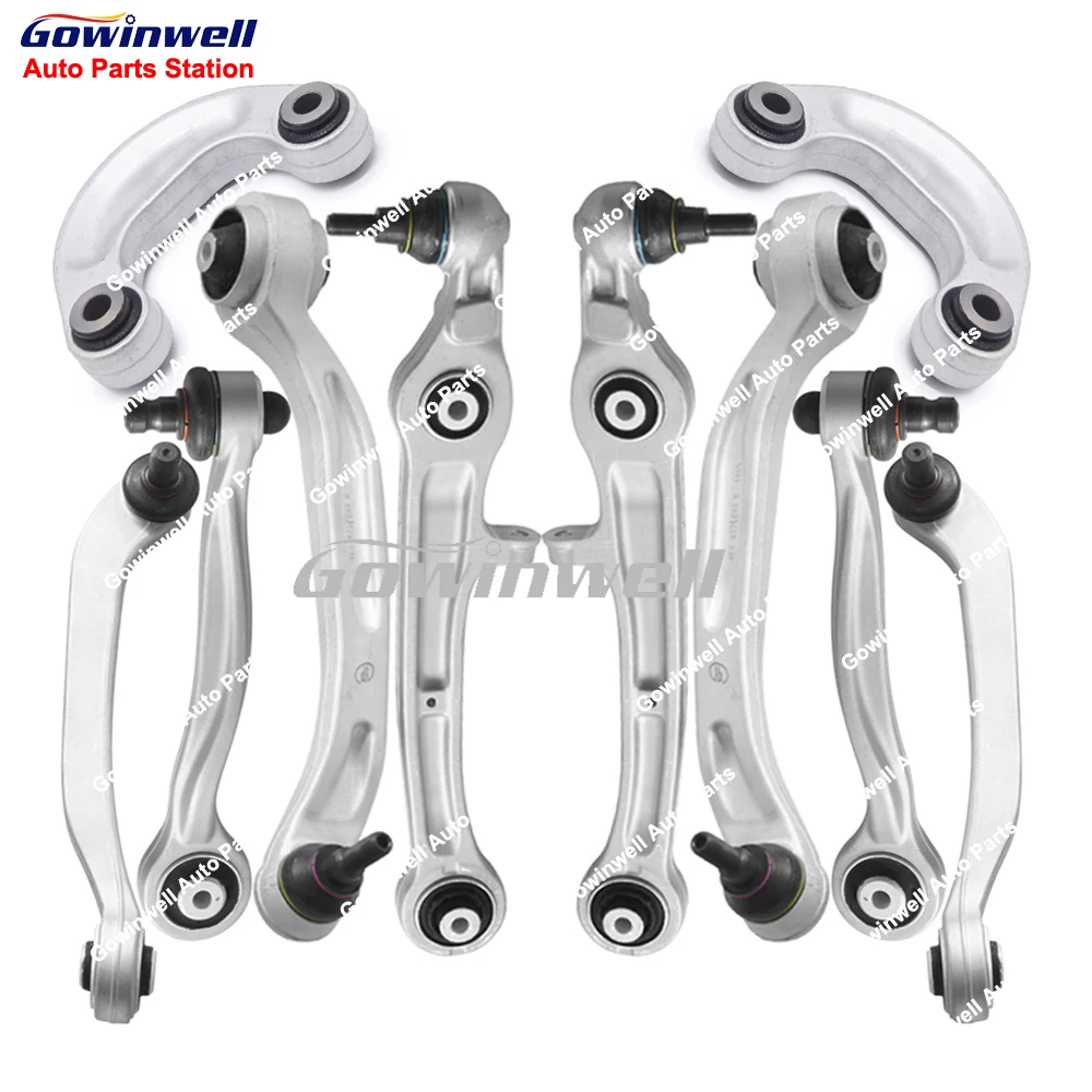 10pcs Front Suspension Upper Lower Control Arm Kits For Bentley Flying Spur Gt Gtc Continental 3W0407506 3W0407509 3W0407151B