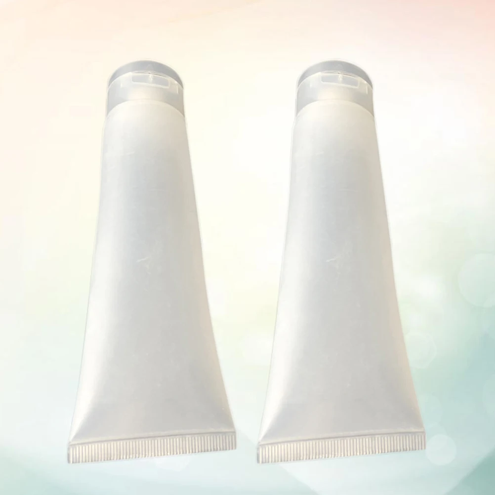 

5pcs H Cream Mask Space Saving Bottles Travel Leak Proof Lotion Containers Refillable Tubes for Shampoo Body Wash Easy Carry