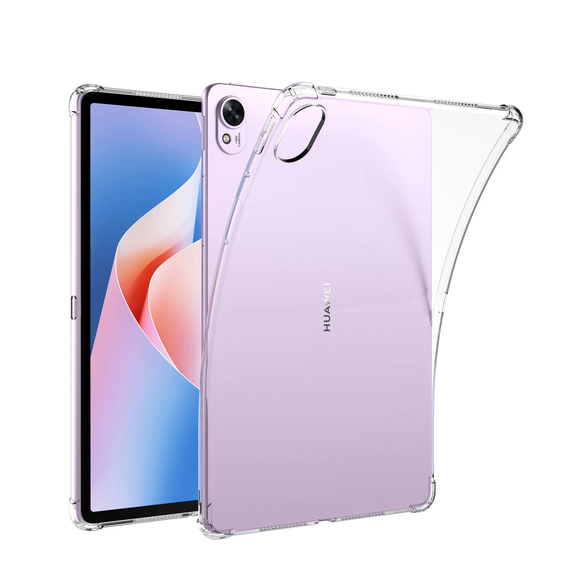 Weiche TPU-Hülle für Huawei Matepad 11.5S 11 T10S T10 SE 10.4 11 Pro 10.4 10.8 11 12.2 12.6 13.2 Air 11.5 12.2 Transparente Schutzhülle