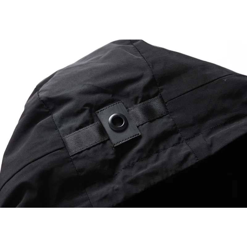 Autumn Men's stormcoat 2024 New Solid Color Casual Mid length Outdoor Travel Hooded windbreaker Men's Thin Slim Fit Jacket