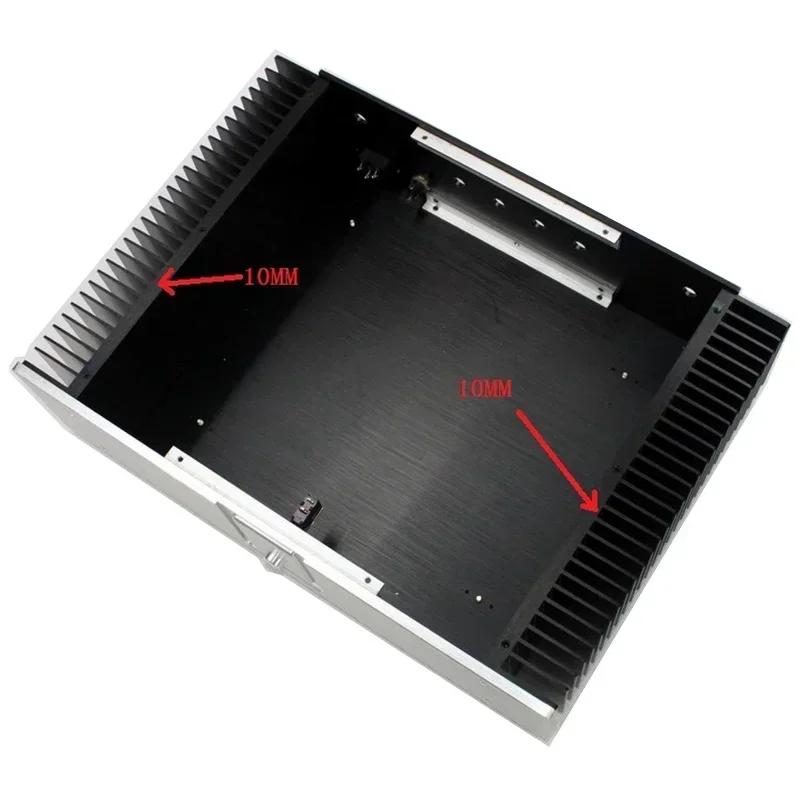 312*432*110mm All Aluminum Power Amplifier Enclosure Case Class A Amplifier Chassis Diy Audio Amplifier Accessories