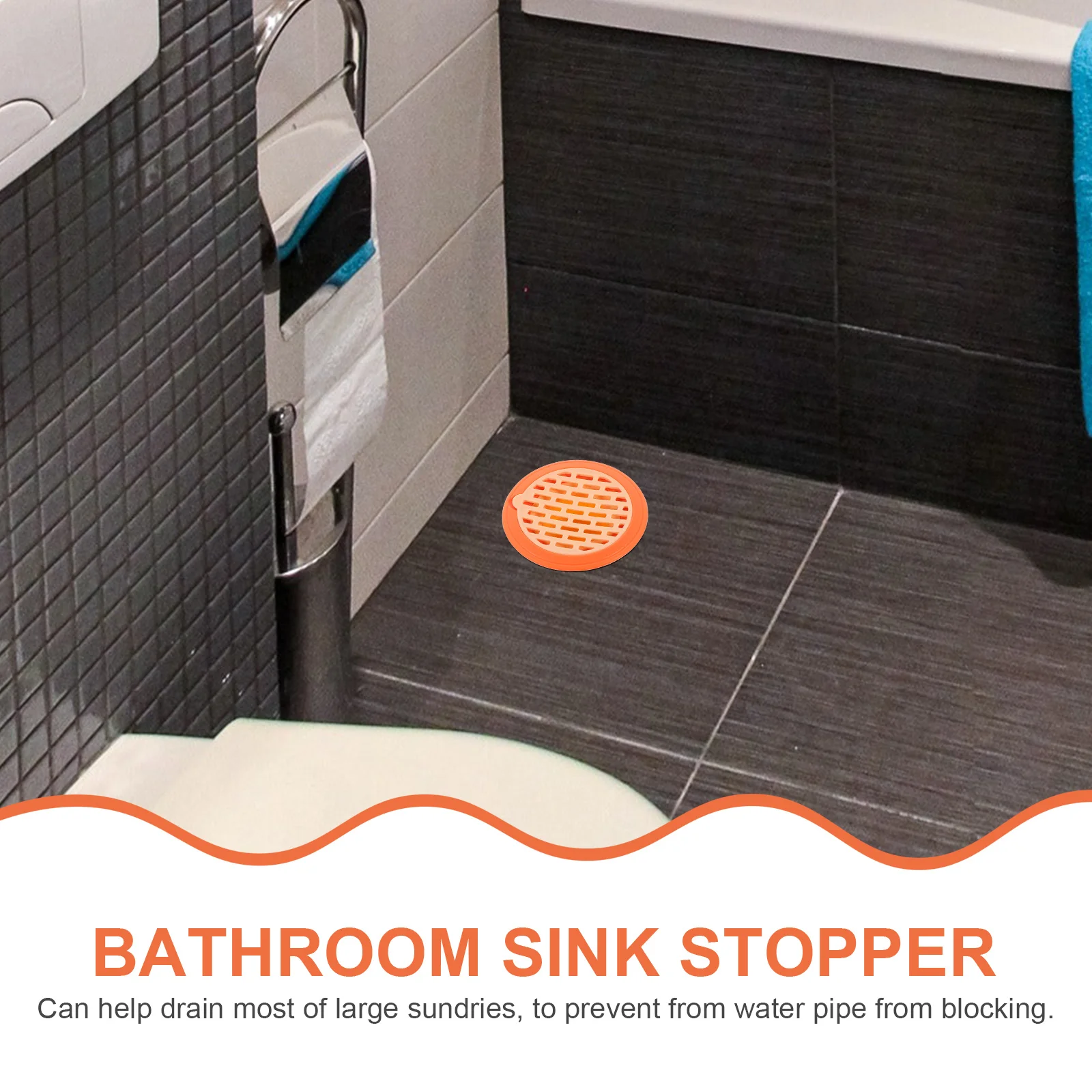 

3pcs Floor Strainers Drain Covers Bathroom Hair Catcher Kitchen Sink Filter Tub Stopper Sewer Stoppers For Home Use