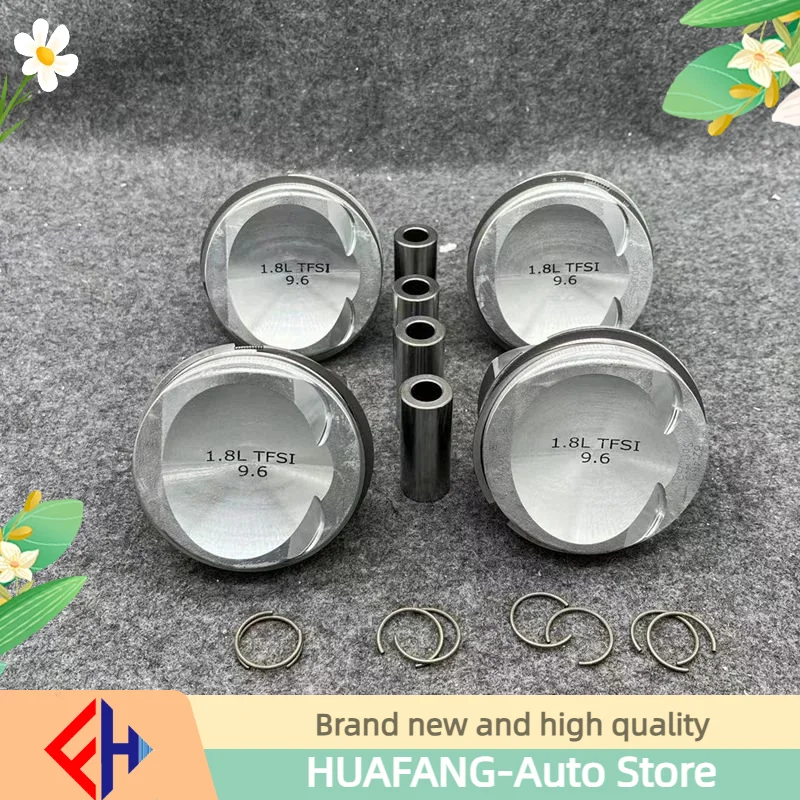 Original New 06h107065Bs Pistons & Rings Assembly Std 82.5mm Pin 21mm For Golf Passat Cc A3 A4 A5 Ea888 1.8t 16v 198 151 C