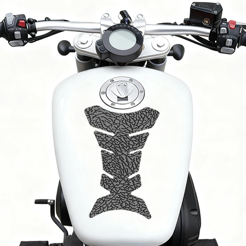 

2 pieces per set motorcycle fuel tank sticker Cracked Texture Anti-scratch film material protection sticker vinyl