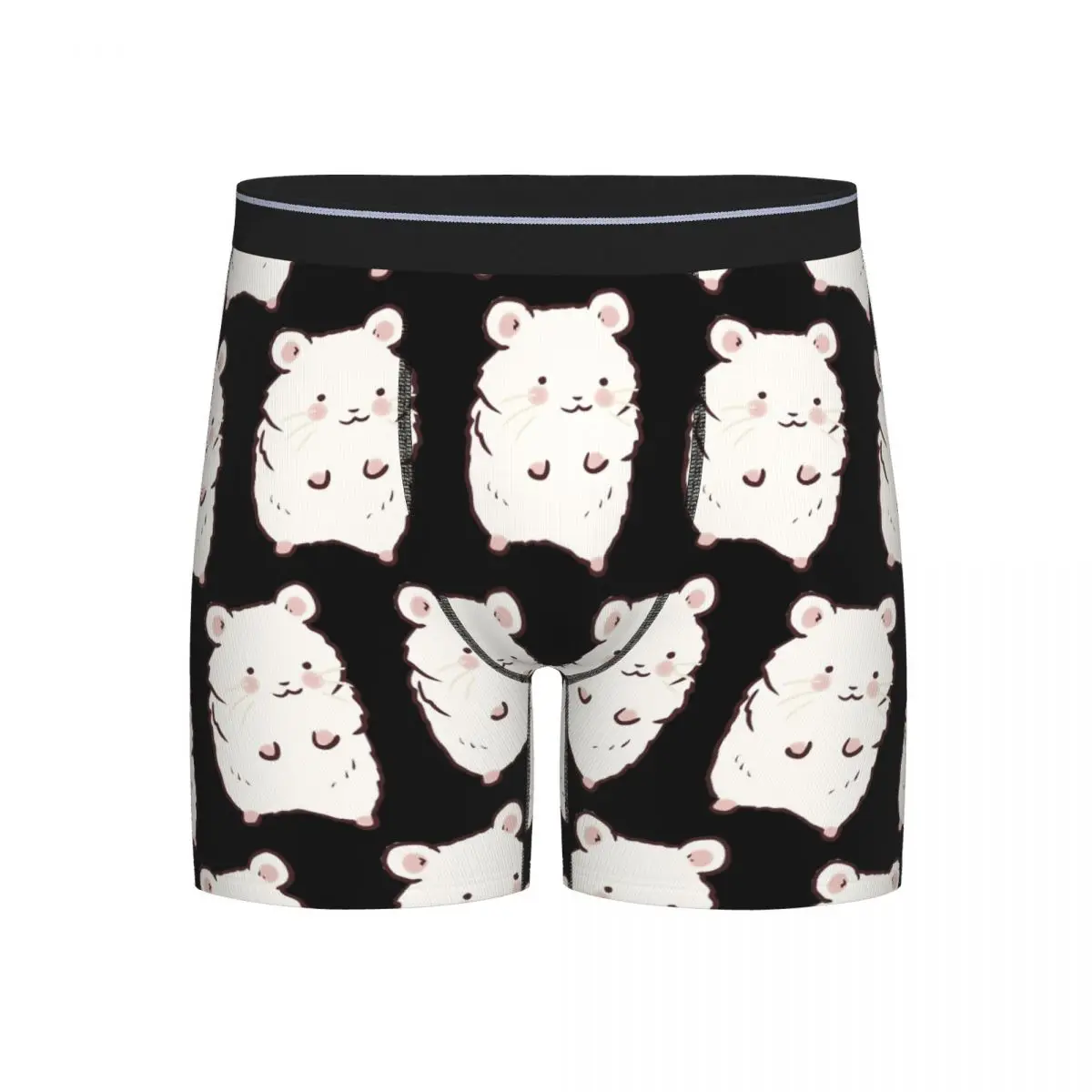 

Long Boxer Underpants Shorts Cute Hamster Drawing Panties Men Soft Underwear for Homme Man Boyfriend Gifts
