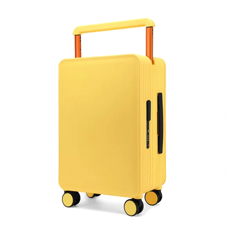 New Trendy High Quality PC Luggage With Wider Handle Outdoor Travel Fashion Suitcase With Silent Universal Wheels