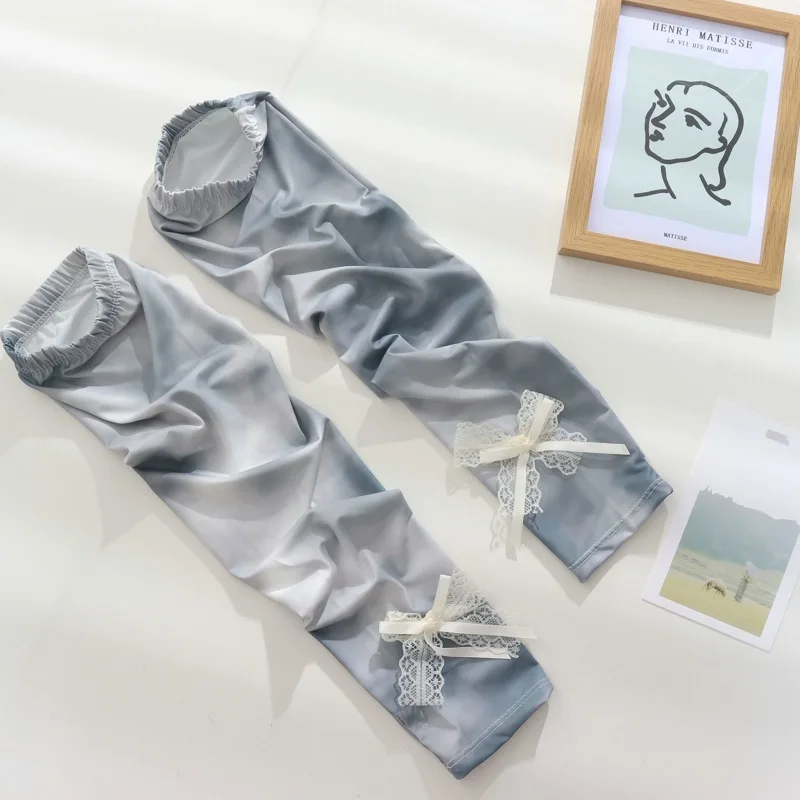 Protecteur de bras fin et respirant, résistant aux UV, manchon de glace, beau dégradé, Fiber de Viscose ample, Protection solaire pour femmes