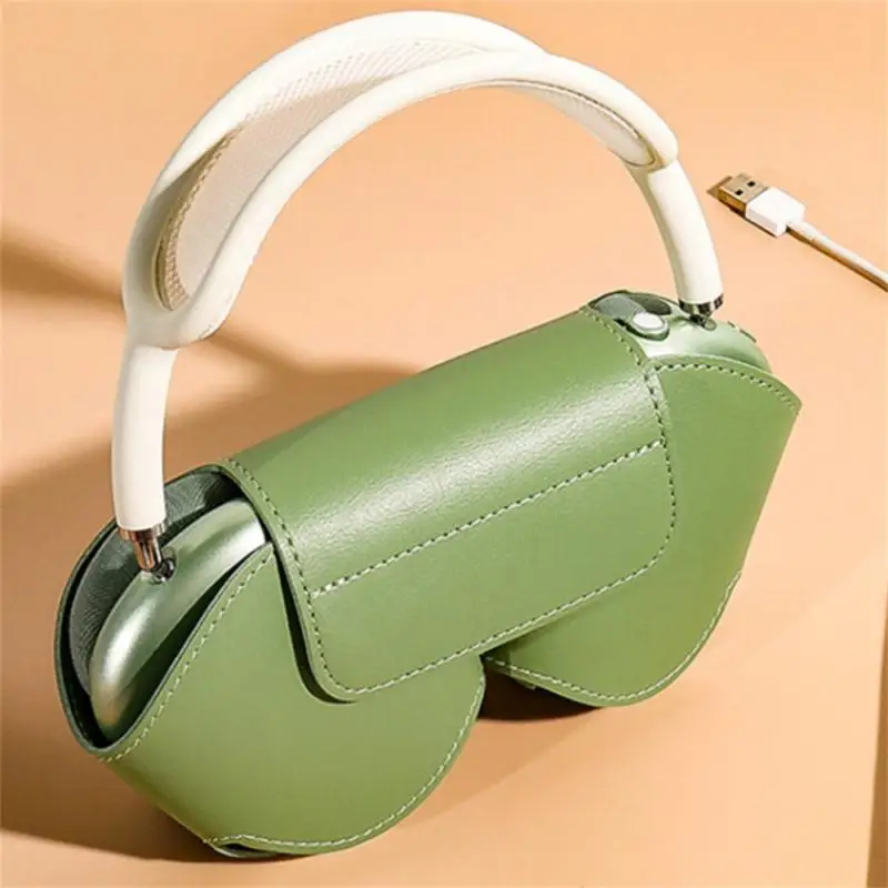 Earphone Smart Protective Cover For Airpods Max Soft Leather Case Against Falling And Scratching Earphone Accessories