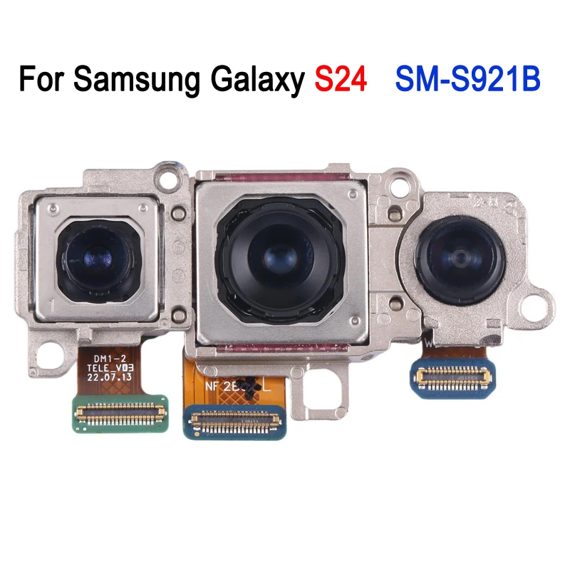 Achtercameraset voor Samsung Galaxy S24 SM-S921B / Galaxy S24 Plus SM-S926B, macro-telefoto groothoek achtercamera vervangend onderdeel