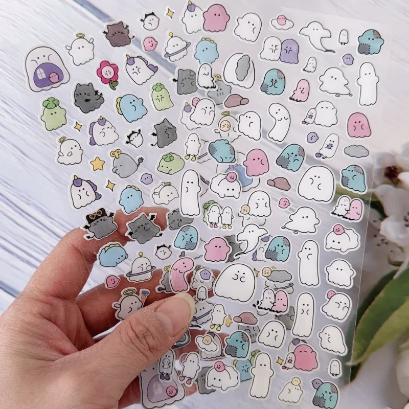 

Cartoon Obakenu Sticker Creativity Cartoon Relief Sticker Diy Phone Case Ccd Decoration Boy Girl Reward Stickers Friend Gifts