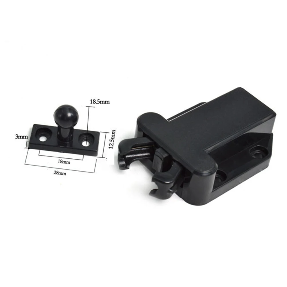 

4pcs Device Automatic Push Latch Closet Door Ball Catch Replacement Cabinet Latches Catches Hardware Closer