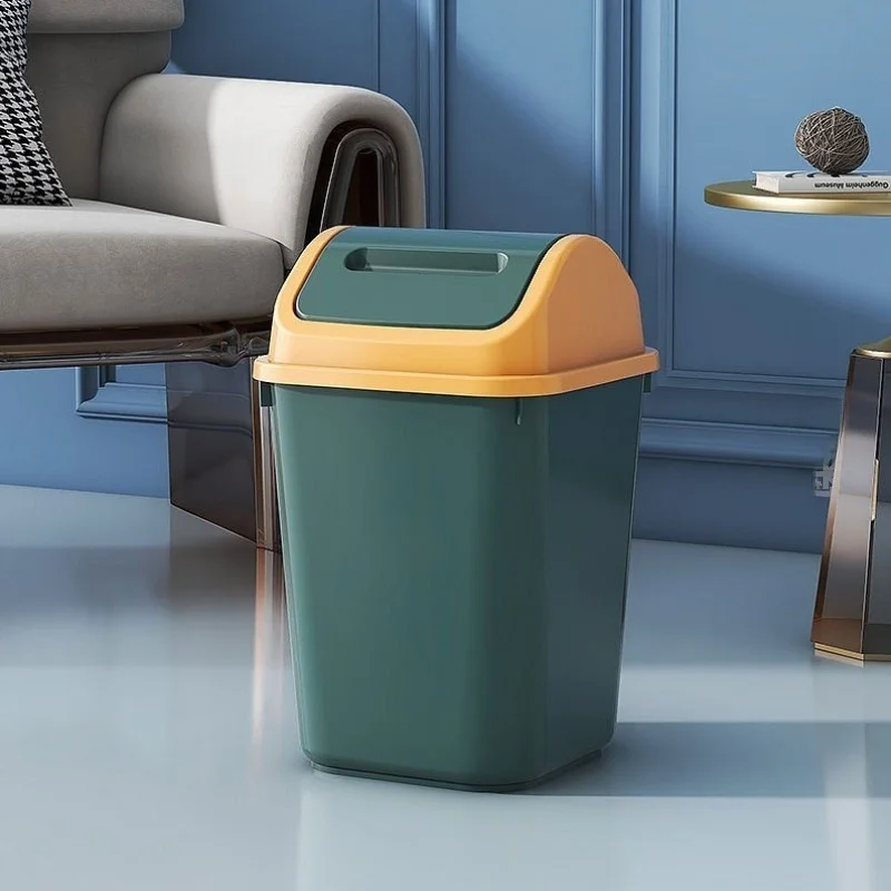 

Large Capacity Pull out Kitchen Bedroom Trash Can Creative Household Waste Bin Simple Design Advanced Bathroom Dormitory Tras...