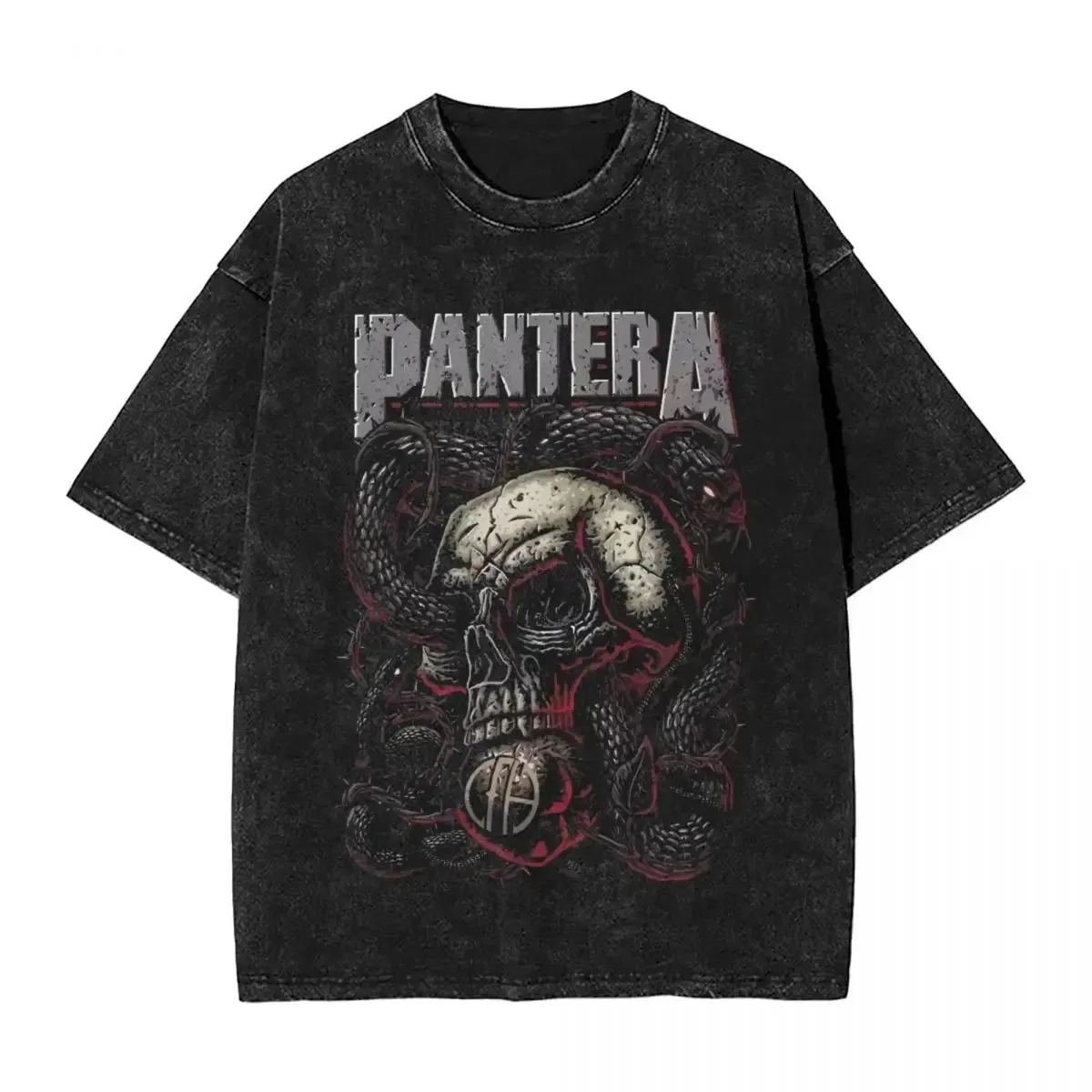Power Metal Rock Band PANTERA  Album Classic Poster Graphic Print T-shirt Men Women Washed Vintage Harajuku Cotton Oversized Tee view 4