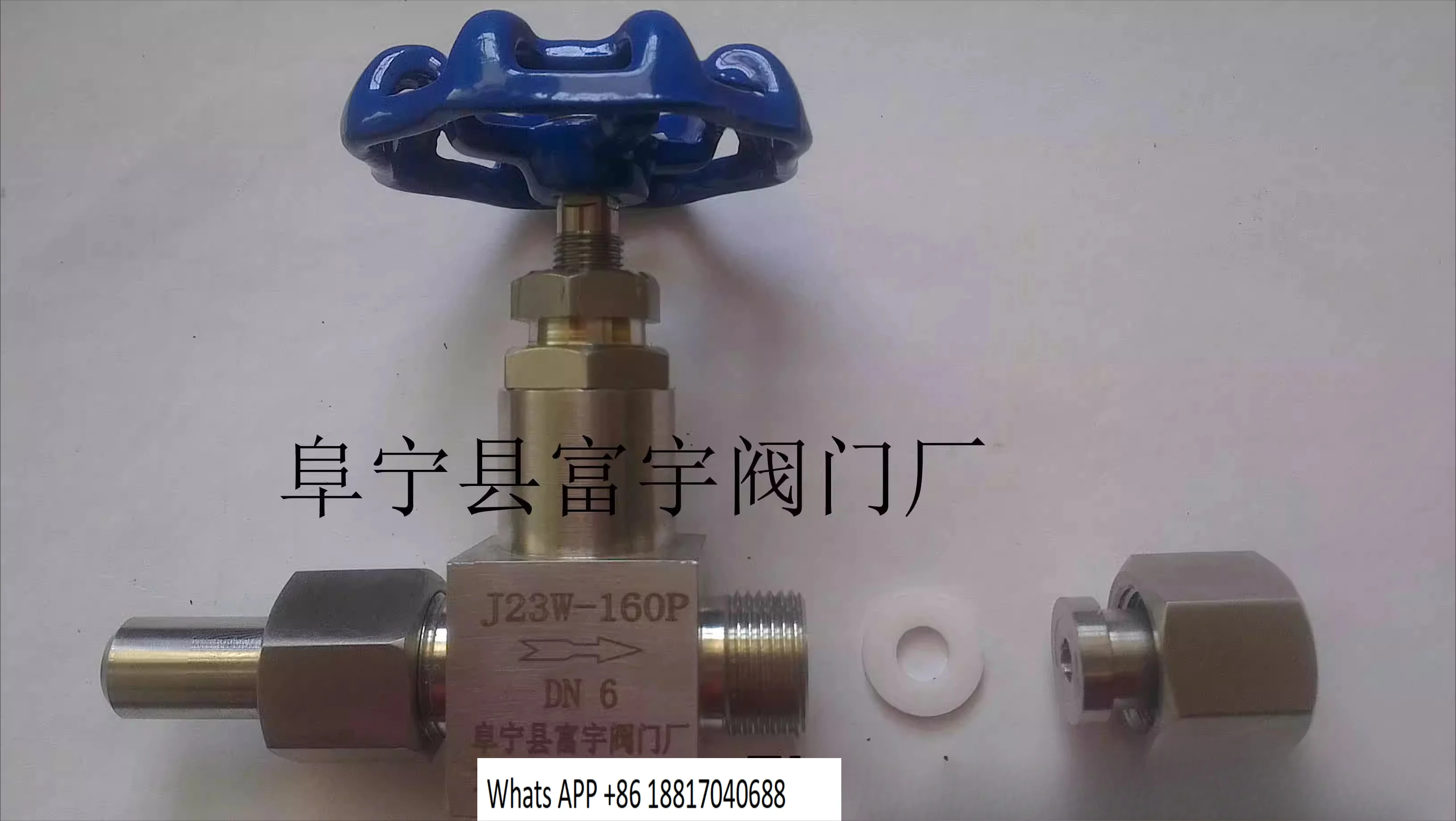 Válvula de globo de alta temperatura y alta presión, válvula de globo petroquímica de potencia, válvula de instrumento de acero inoxidable J23W-160P DN6