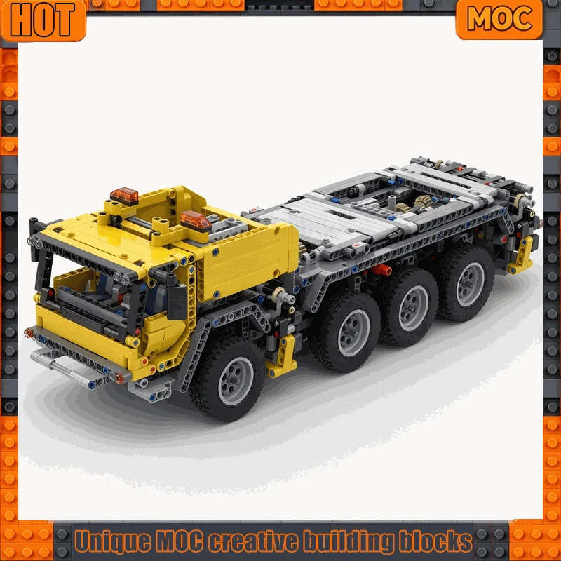 2011PCS Mobile Crane Truck Model Building Blocks Technical DIY Assembly Kit Suspension Gearbox Function Collection Display Gift