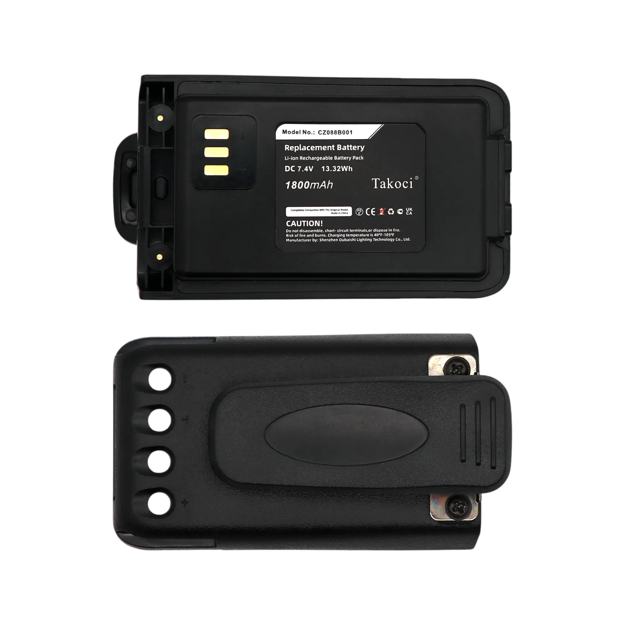 

Сменный аккумулятор 1800 мАч для Vertex, Motorola, D281, VX-D281, VZ-D263, VZ-D281, VZ-D288, VZ-20, VZ-28, FNB-Z182, CZ088B001