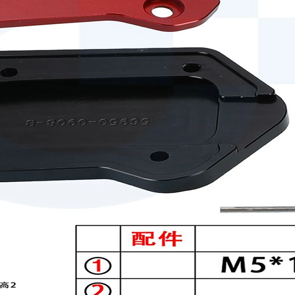 

2023 2024 For Moto Guzzi V100 V 100 Mandello S Side Stand Enlarge Kickstand Enlarger Support Extension Motorcycle Accessories