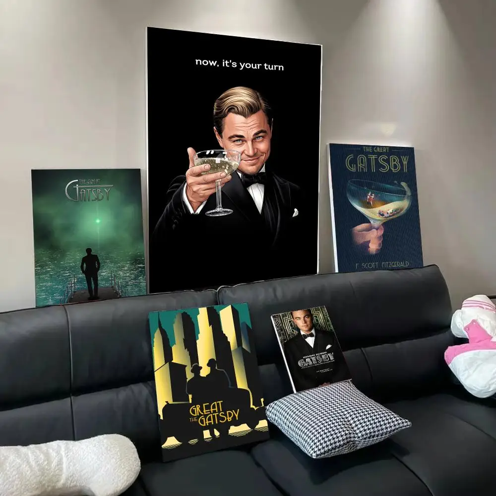 Movie T-The Great Gatsby Poster Modern  Wall Art Aesthetic Minimalist Bedroom Decor Cafe Home Gift