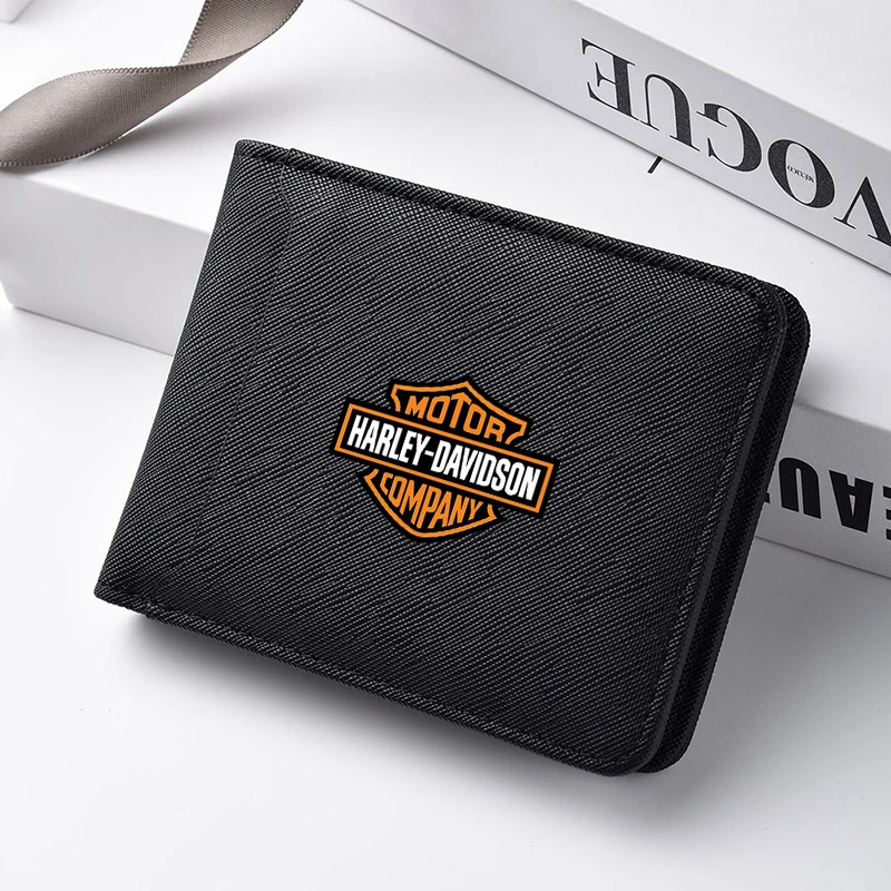 Leather Large Capacity Wallet Motorcycle logo Credit Card Bag For Harley Davidson Glide Ultra Classic 1250 S PA 1250S PA1250​ - view 4