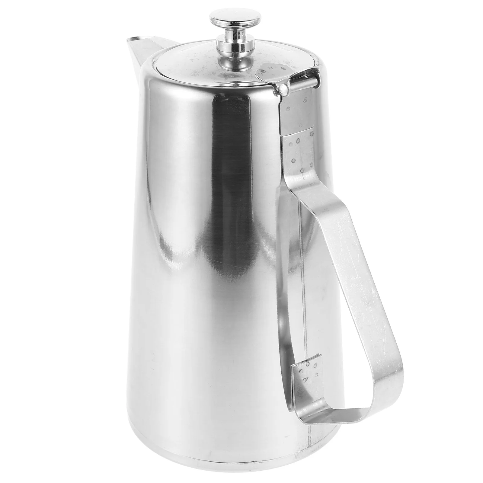

Tea Can Cold Water Bottle Restaurant Teapot High Capacity Pitchers for Drinks with Lid Silver