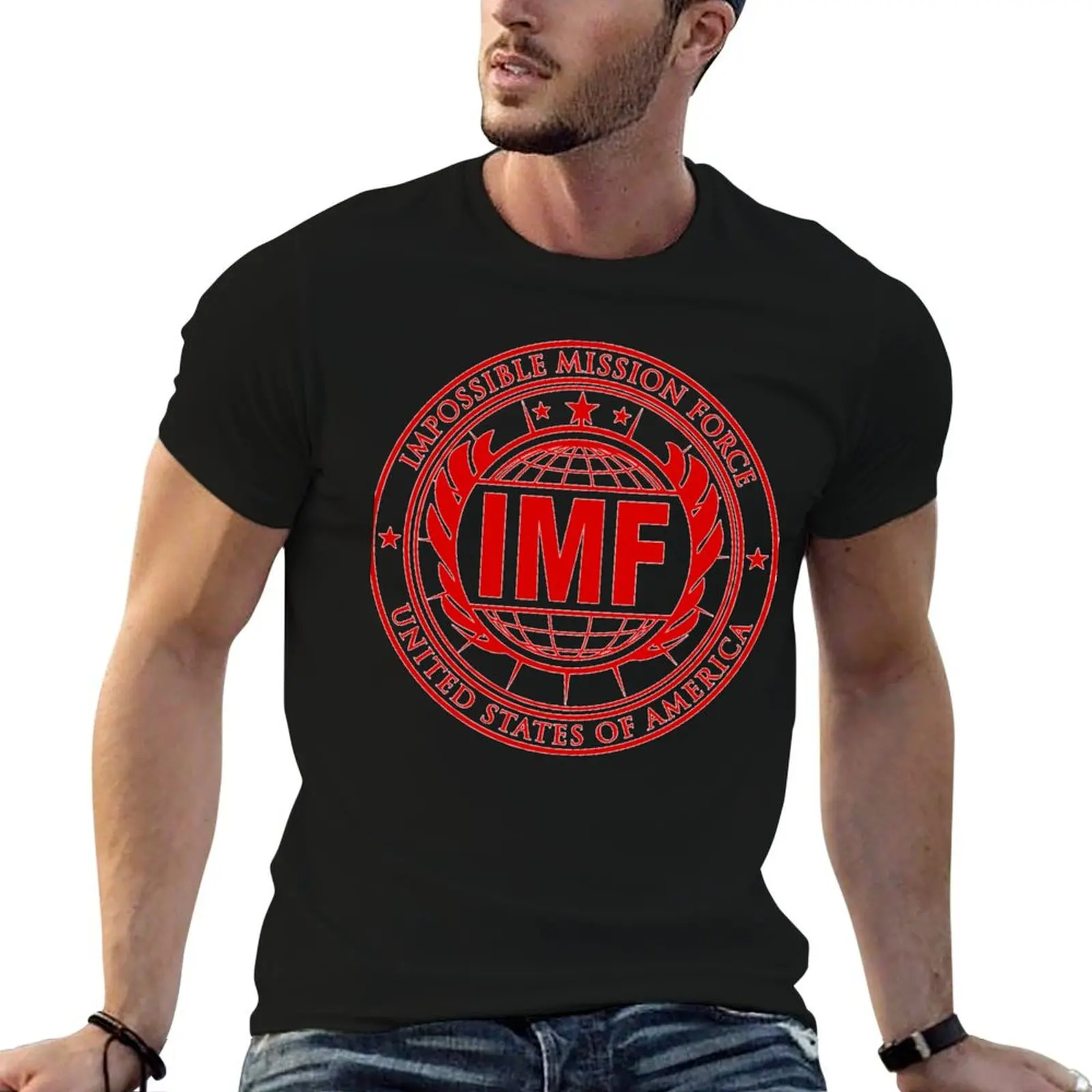 IMF MISSION IMPOSSIBLE T-Shirt oversizeds tees anime Men's t-shirts