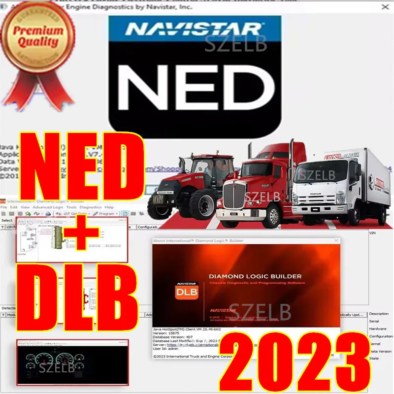 NED DLB 2023 ServiceMAXX J1939 Navistar Engine Diagnostic Diamond Logic Builder DataBase+ Unlimited Keygen Install Video