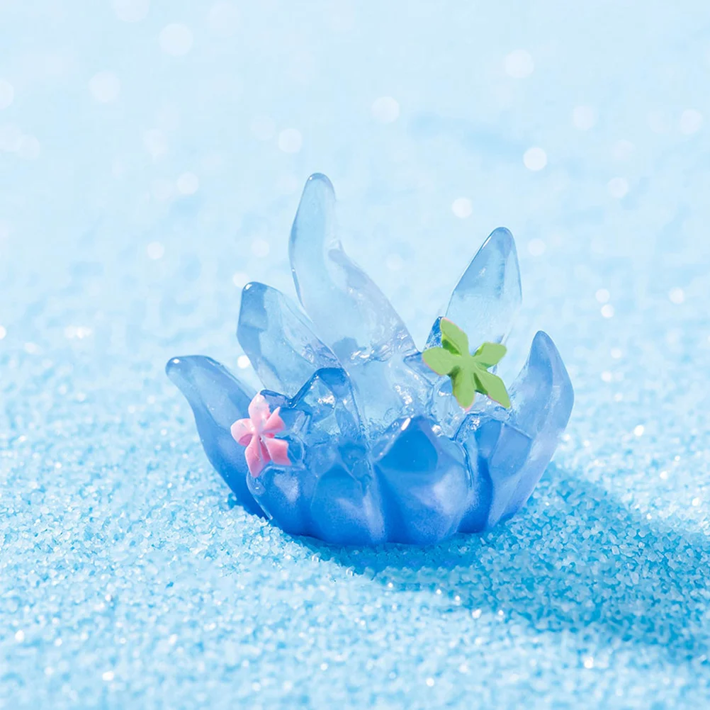 

7Pcs Fish Aquarium Resin Decorations Coral Conch Drift Bottle Submarine Mini Ocean Accessories for Tank Landscaping