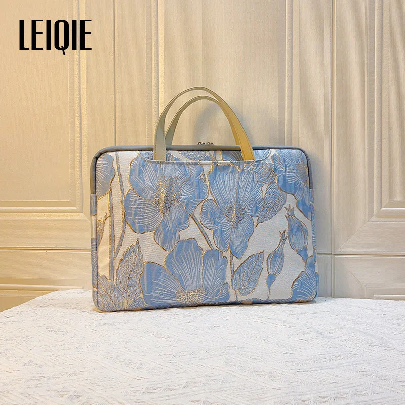 2026Laptop Sleeve Bag 14 15.6 inch Handle Bag Notebook Computer Protective Case For HP Dell Macbook Ultrabook Travel Pattern