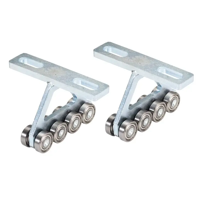 AA444~2Pcs Hoist Trolley for PA200-1000 Electric Hoist, 8 Wheels Trolley Assembly for 1-5/8Inch Strut Channels