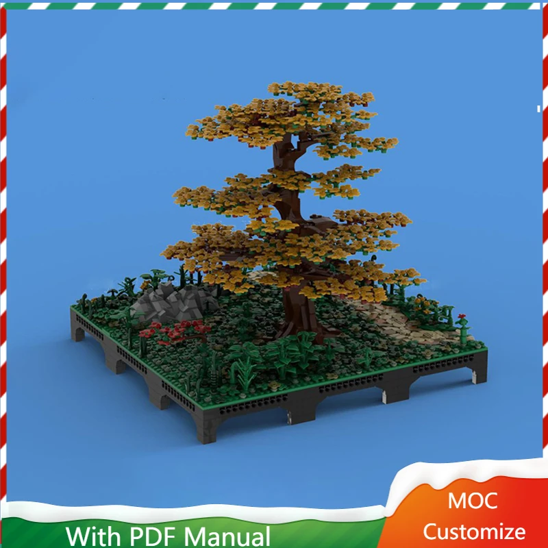 

2660 шт. Moc, средневековая роскошная кленовая сцена, архитектура, строительный блок, настроить, сделай сам, образовательная сборка, детские игрушки, подарки на день рождения