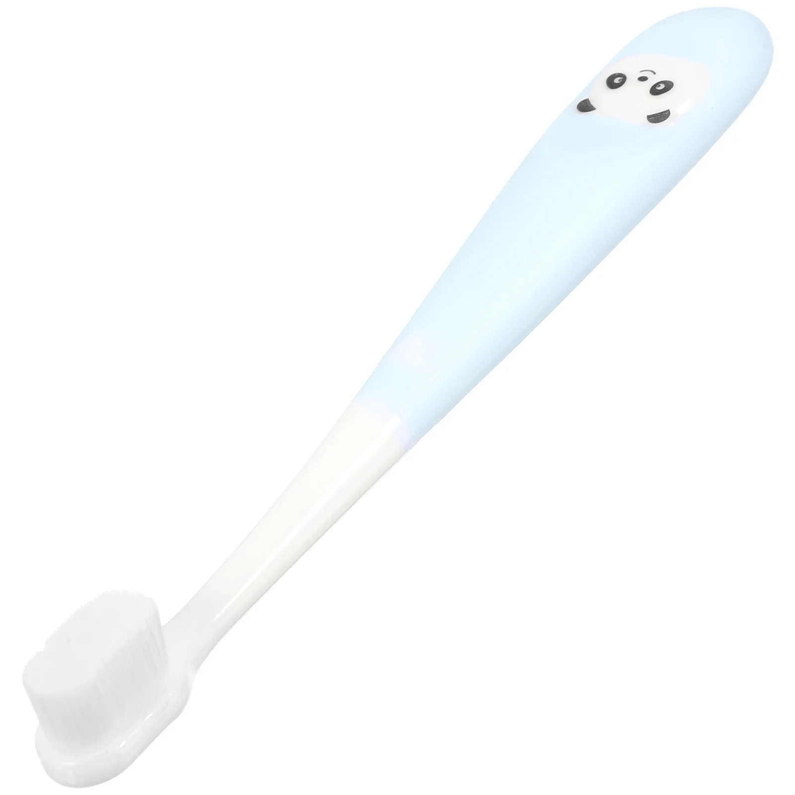 1 قطعة فرشاة أسنان الباندا شعيرات مرنة فرشاة يدوية مقبض عدم الانزلاق فرشاة أسنان مريحة أداة العناية بالفم مع دلو تخزين #3