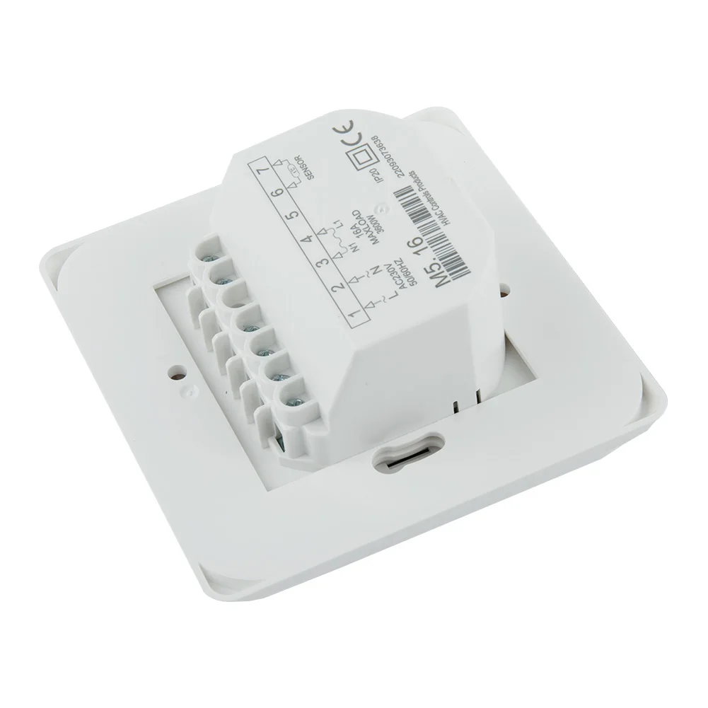 Sensor Cable Thermostat Thermostat UnderFloor White Color Control Switch Heating Heating Thermostat Oom Thermosta