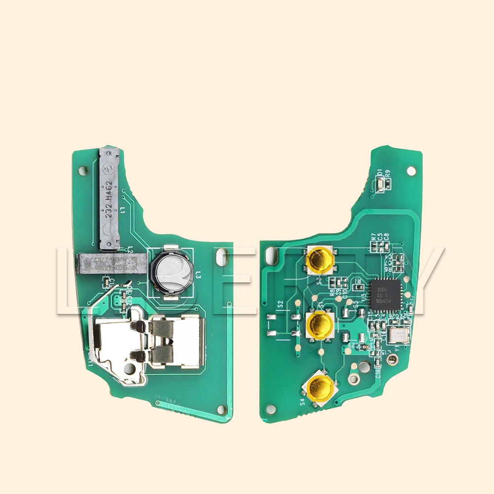 Clé de voiture télécommandée pliable semi-intelligente Ly pour VW Seat Golf 7 MK7 Tiguan Touran Polo pour Skoda Octavia A7, 433 MHz, puce MQB48