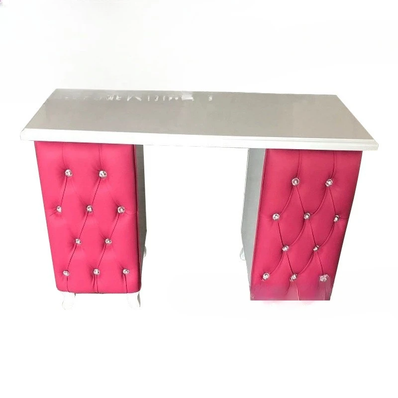 

European and American plate manicure pink single nail table manicure table Internet celebrity white paint manicure