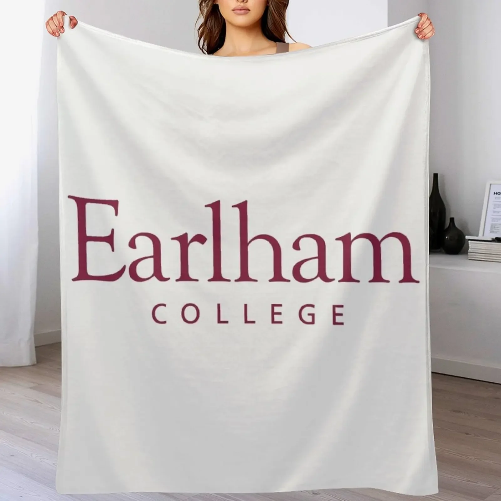

Earlham College Throw Blanket Moving Luxury Designer Bed linens Decorative Beds Blankets